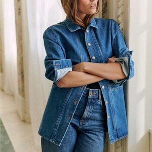 Sézane Will Jacket in Denim Blue | Size XS